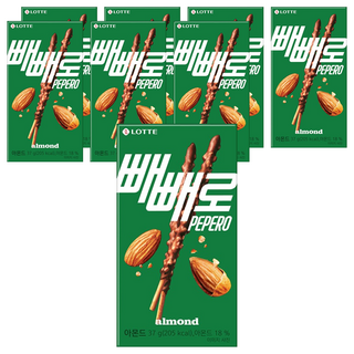 PEPERO 杏仁大包裝, 37g, 8個