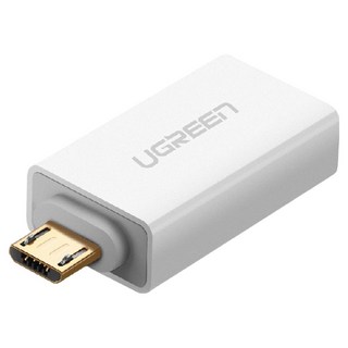 UGREEN 綠聯 Micro USB轉USB 2.0轉接頭OTG, 1個, 30529, 28mm