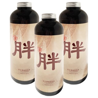 廣春堂高濃縮草本足浴液胖胖款-草本精華舒緩疲勞, 3瓶, 500ml