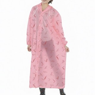 三和牌 City城市休閒風前開式塑膠雨衣 前排鈕扣式