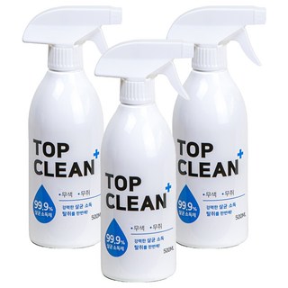 탑크린플러스 살균 소독제, 3개, 500ml