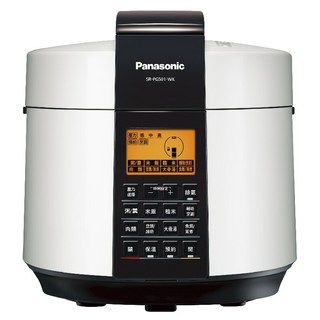 Panasonic 微電腦壓力鍋, 5L, 白黑色, 1個, SR-PG501-WK