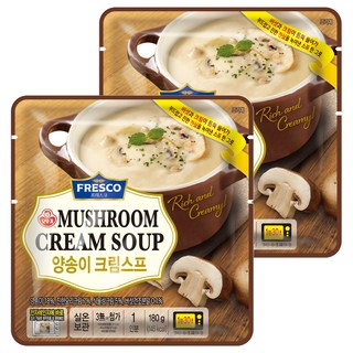 오뚜기 프레스코 양송이 크림스프, 180g, 2개