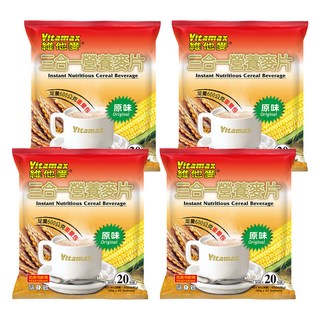 Vitamax 維他麥 三合一麥片 原味 香醇穀物 隨身包裝, 600g, 4袋