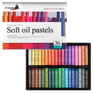 Artmate 專家用藝術家軟油畫棒, 36色, 1組