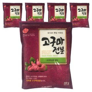 海原紅薯澱粉, 300g, 5個