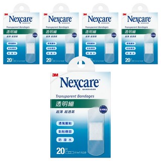 3M PE系列 OK繃 透明, 20片, 5盒