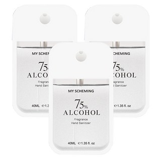 75%香氛酒精洗手噴霧 優雅花語, 40ml, 3個