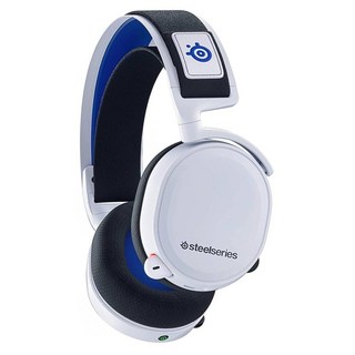 Steelseries 賽睿無線電競耳機麥克風 2.4 GHz無線 30小時續航 Discord雙向降噪麥克風, 白色