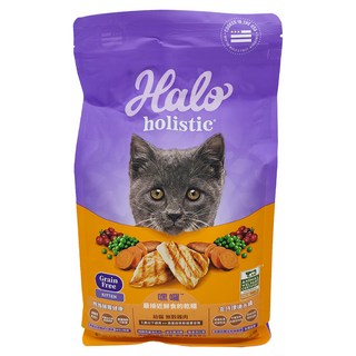 Halo 嘿囉 幼貓 無穀乾飼料, 雞肉, 1.36kg, 1袋