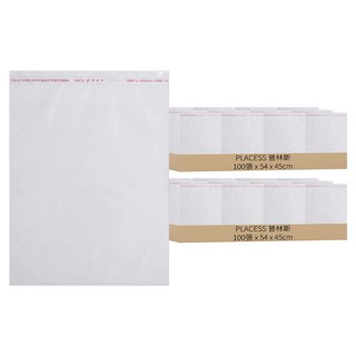 PLACESS普林斯 OPP自黏袋 45*54cm 100入裝, 2包