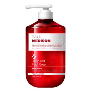 PAUL MEDISON Deep red大容量高保濕角蛋白護理足霜, 510ml, 1瓶