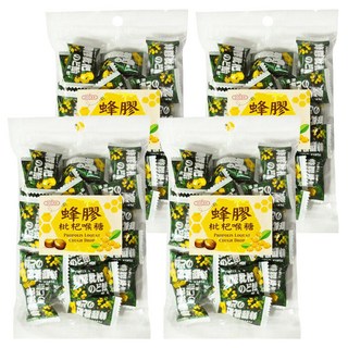 惠香 蜂膠枇杷喉糖, 單顆包裝 攜帶方便, 100g, 4袋