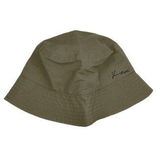 KZM 漁夫帽 卡其色 尼龍100%, 軍綠, M~L