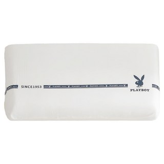 PLAYBOY 涼感慢回彈零重力釋壓記憶枕, 象牙白, 1個
