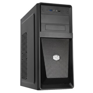 COOLER MASTER 酷碼 CM 殺手 102 機殼 鋼製機殼主體 塑膠邊框與網格 黑色 支援 MicroATX/ATX/Mini ITX, 1個