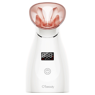O beauty 奧緹 美膚水潤補水蒸臉機 UFS-240, 持久保濕 觸碰開關 智能顯示屏 110V, 白色 + 粉色