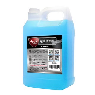 SZ 玻璃清潔劑 快速清潔 省時省力 迅速回復玻璃亮光透明, 4L, 1瓶