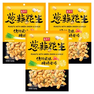 盛香珍 蔥蒜花生, 100g, 3包