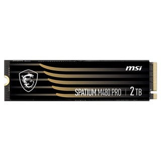msi 微星 PCIe 4.0 NVMe M.2 SSD固態硬碟, SPATIUM M480 Pro, 2TB