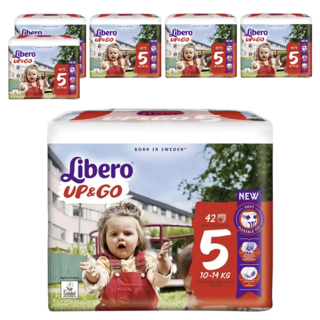 Libero 麗貝樂 Up&Go敢動褲/尿布 10~14kg, L, 252片