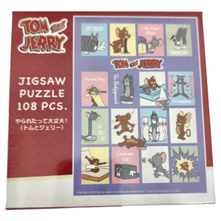 Tenyo TOM & JERRY 拼圖，108片，日本產, 818299, 1盒