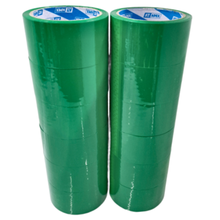 AT APEX 艾沛克 彩色封箱膠帶 綠色, 48mm*50y*0.048, 2個