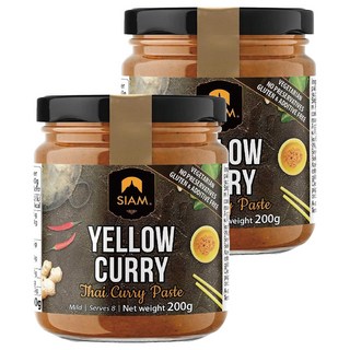 deSIAM 泰式黃咖哩膏, 200g, 2罐
