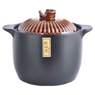 SHCJ 生活采家 日式古銅赤耐熱陶鍋 5.5L, 22.5cm, 1個