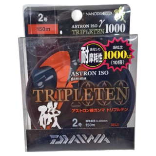 DAIWA C 釣線 S磯 GANMA TRiPLETEn 2號-150, 橘紅色, 1個