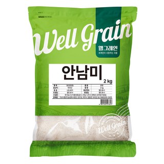 두보식품 웰그레인 안남미, 2kg, 1개, 1등급
