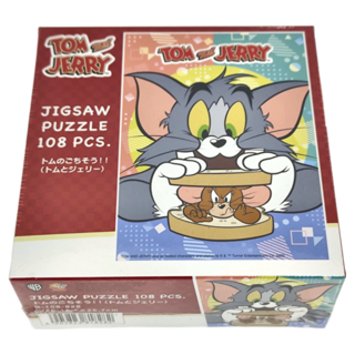 Tenyo TOM & JERRY 拼圖 108片 25.7x18.2CM, 多色, 1盒