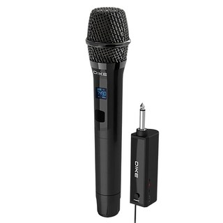 DIKE Hedone 歡唱樂動UHF無線麥克風 DVM170 15組頻道, 黑色