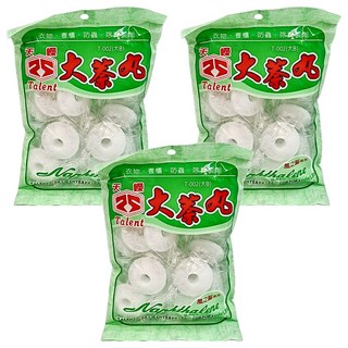 天壇 Talent 大奈丸 衣物防蟲除臭芳香劑 衣櫃書櫃適用, 120g, 3袋