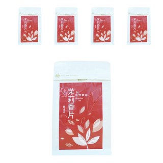 御茗園 鮮泡茶 茉莉香片茶 三角茶包, 茶香芬芳撲鼻, 熱泡冷泡不苦澀, 3g, 12包, 5袋