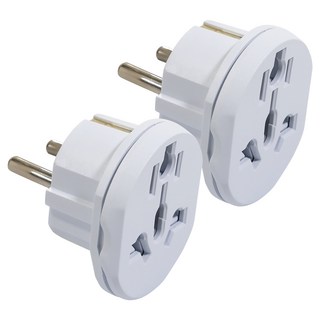 홈플래닛 고용량 멀티 변환 어댑터 16A (해외 전용/유럽형), 2개