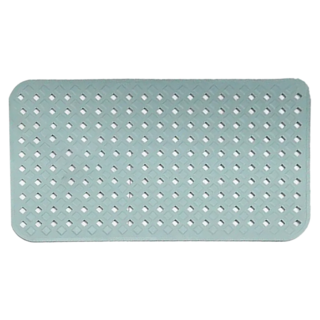 WE CHAMP TPE 菱形格衛浴防滑墊, 綠色, 1個