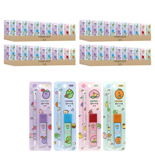 PINKFOOT 蔬果圖案自動鉛筆 + 2B筆芯 Set, 2mm, 20入