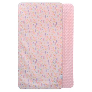 OhBabyLying 荳荳毯 秋冬絨款, 粉底獨角獸