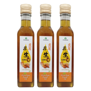 虎尾鎮農會 虎尾花生油100%, 560ml, 3瓶