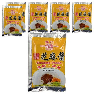 龍口 芝麻醬包 (隨身包) - 風味台灣 香醇濃郁, 40g, 6包