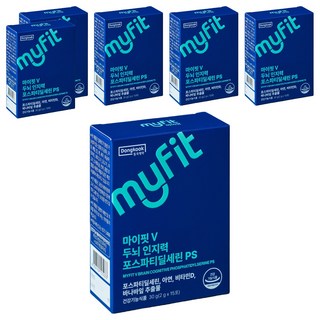 MyFit 東國製藥V大腦認知力磷脂醯絲胺酸PS 15入, 30g, 6個