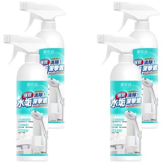 AKIRA 御衣坊 強效水垢清潔劑 深層擊退水垢 輕鬆瓦解水垢皂垢, 350ml, 4瓶