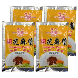 龍口 芝麻醬包 (隨身包) - 風味台灣 香醇濃郁, 40g, 4包