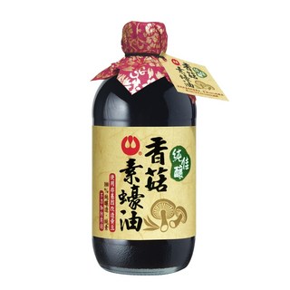 萬家香 純佳釀香菇素蠔油，100%純釀造，非基因改造黃豆, 510g, 1瓶