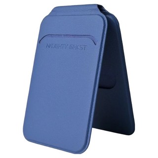 NAUGHTY GHOST 頑皮鬼 City 磁吸卡包手機支架 - 首創三面獨立感應卡夾, 海軍藍, 1個