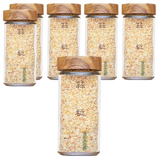 香料共和國蒜粒 嚴選台灣蒜頭 顆粒飽滿 料理調味好幫手, 60g, 6瓶