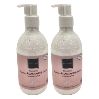 SCARLETT 峇里島 Whitening 乳液 美體潤膚 01 羅曼莎 300ml, 2瓶