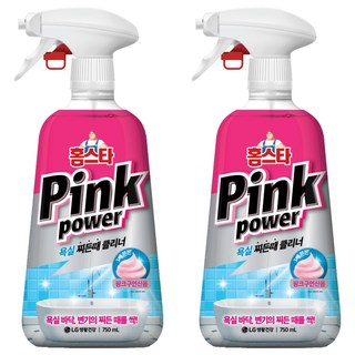 홈스타 핑크파워 욕실 찌든때 클리너, 750ml, 2개