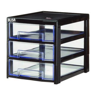 愛莉莎 三層 收納櫃, 40 x 31 x 33cm, F-33, 1個